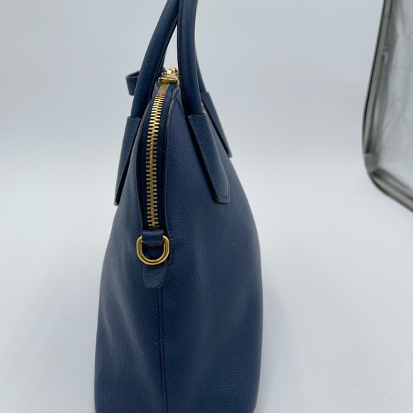Prada Blue Women's Saffiano Leather - Picture 7 of 11